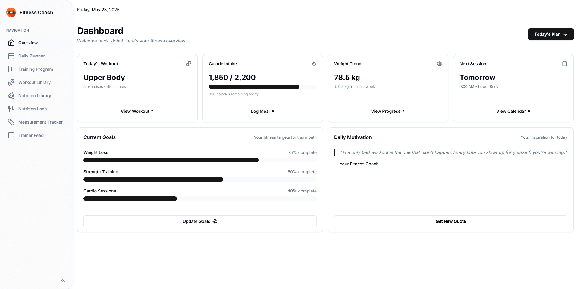 AI Fitness Coach screenshot 1